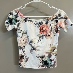 Charlotte Russe off-the-shoulder top